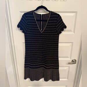 Ted Baker London Black Dress with Gold Accents